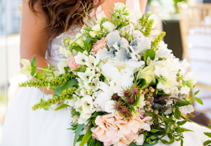 Floral bridal bouquet
