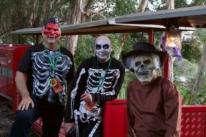 Currumbin Wildlife Sanctuary's, ' FestEvil at the Fangtuary' was a real scream, with a night time ghost train and spooktacular fun in the park.