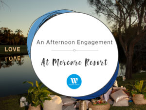 Mercure resort golf course with picnic and text an afternoon engagement at Mercure resort