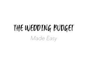 The Wedding Budget can be one of the most tedious and dreaded tasks of creating the perfect day! Whether you have a tight budget or full-blown extravaganza, we all need to accommodate for how much money we will be spending on a special day.The