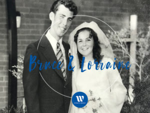 Blog Post Image Real Weddings Bruce and Lorraine black and white image