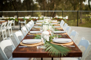 W Events Group styled the deck at Mercure Resort on the Gold Coast for their showcase. Highlighting the beautiful back drop of the Palm Meadows Golf Course.