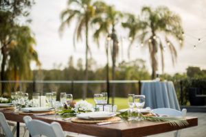 W Events Group styled the deck at Mercure Resort on the Gold Coast for their showcase. Highlighting the beautiful back drop of the Palm Meadows Golf Course.