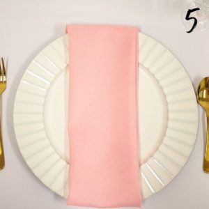 A napkin fold is an important element to table styling. From the classic book fold, to a casual knot or a traditional pocket, here's a how to fold guide.