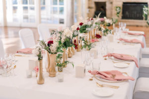 A Sanctuary of Love - Golds, whites, blacks, ivories and shades of soft pink through to burgundy. A photoshoot focusing on the romantic and intimate side of a wedding, where the love of two people shines through in every detail.