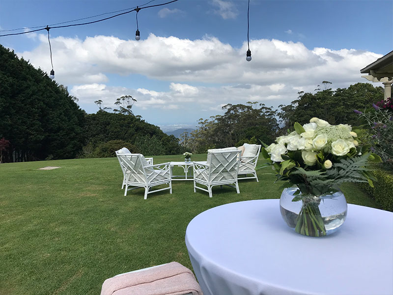 When it comes to styling an outdoor wedding, a lot of factors come into play! Is the ground soft or solid, what flora and fauna surround the area and most importantly, how do we make it entertaining yet comfortable